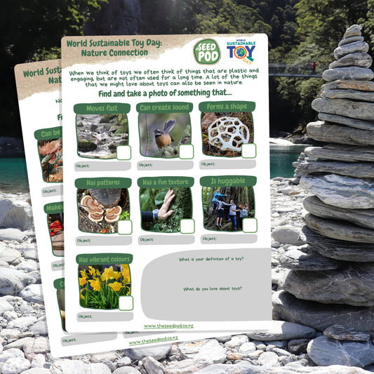The Seed Pod Nature Connection FREE Activity Sheets