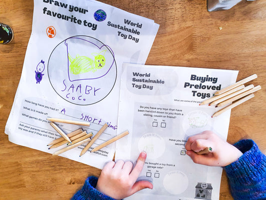 World Sustainable Toy Day Activity Sheets! Free Download